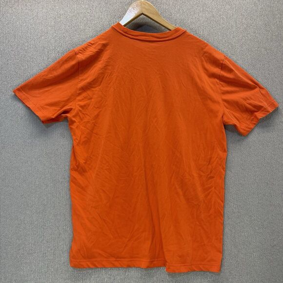 Nike Dri-FIT Shirt Men’s M Orange Athletic Short Sleeve Gym Training Outdoor - Picture 2 of 8